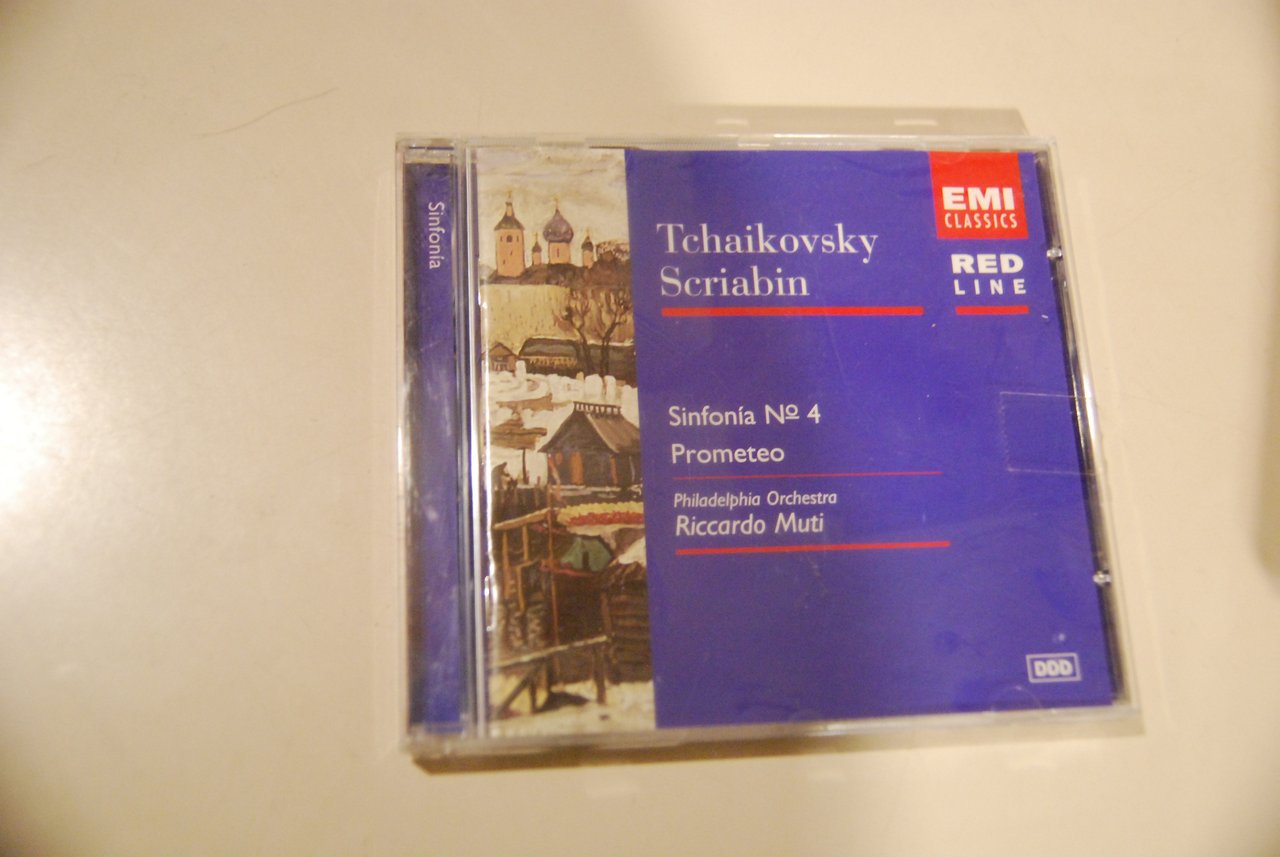 cd tchaikowsky scriabin sinfonia 4 prometeo NUOVO