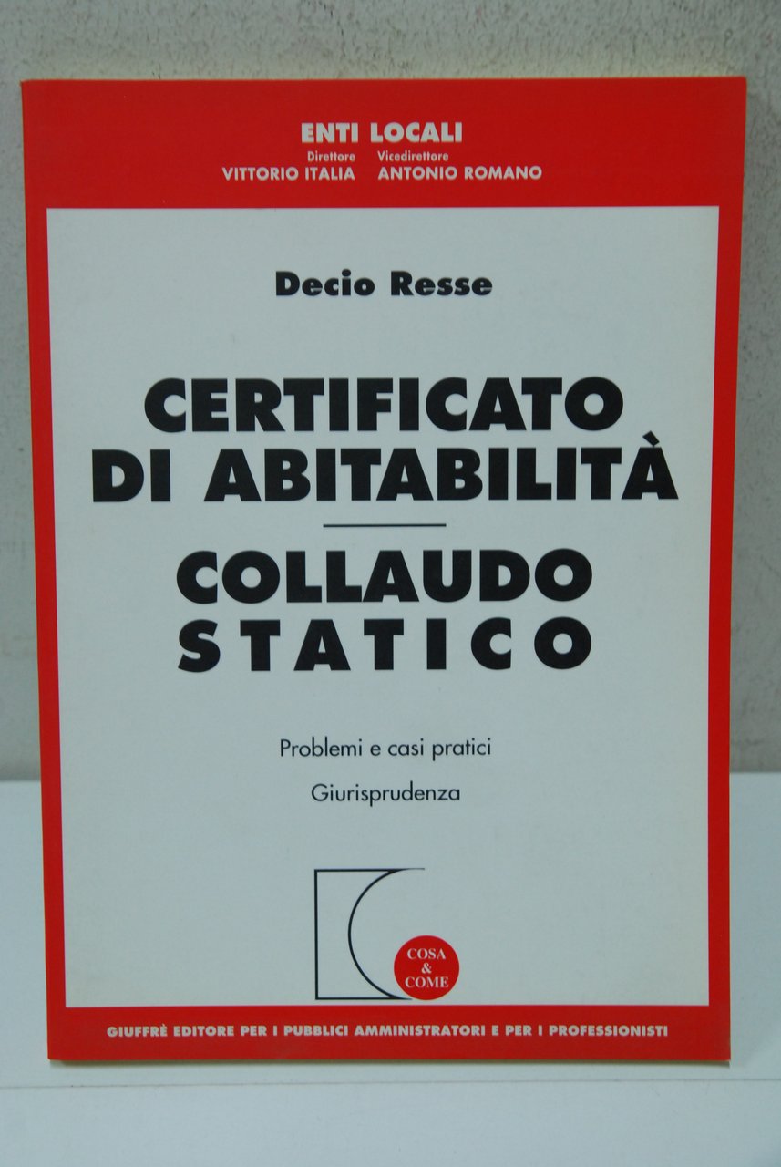 certificato di abitabilità collaudo statico