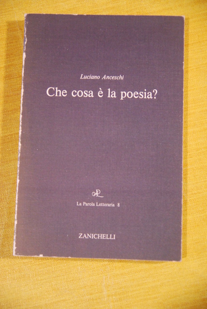 che cosa è la poesia