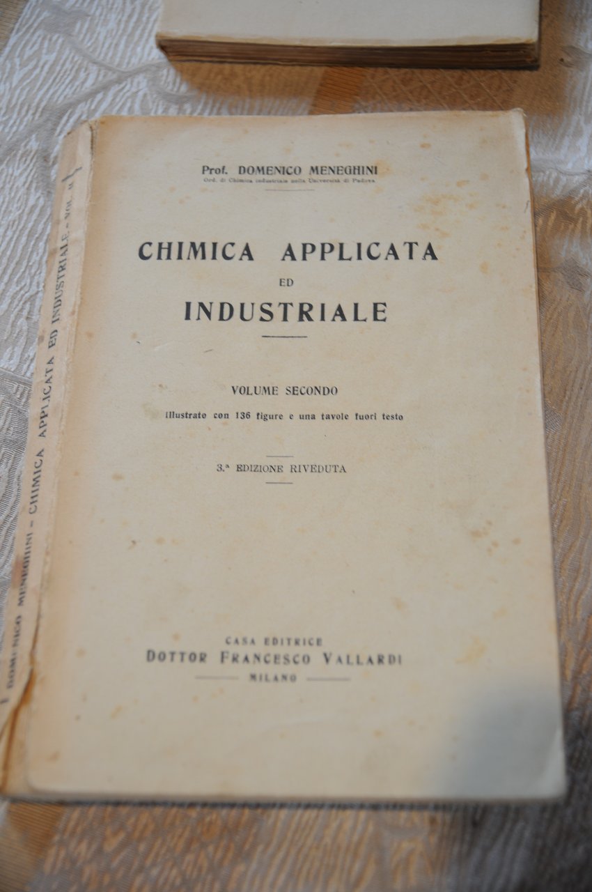 chimica applicata ed industriale vol. secondo 3 ediz. NUOVO