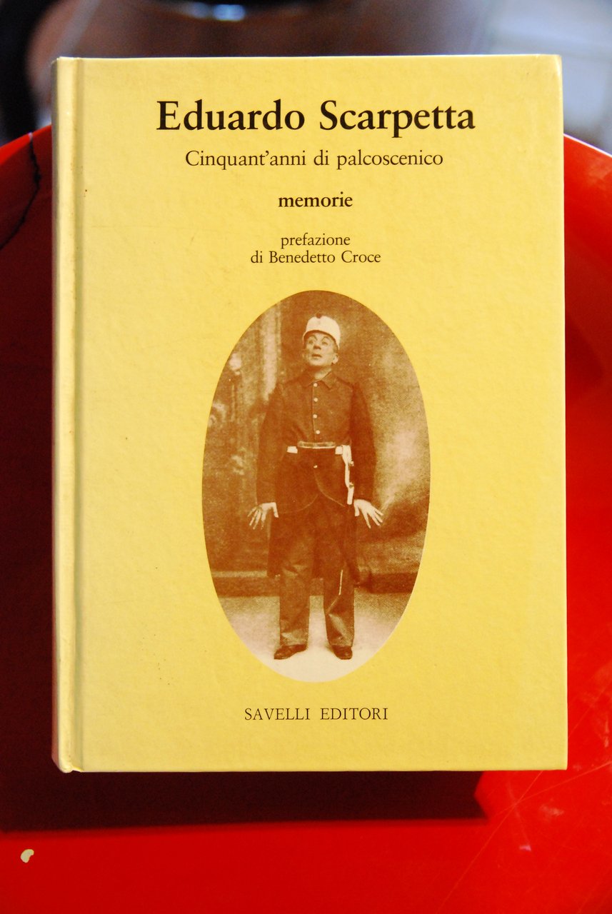 cinquant'anni DI PALCOSCENICO memorie copertina rigida NUOVO