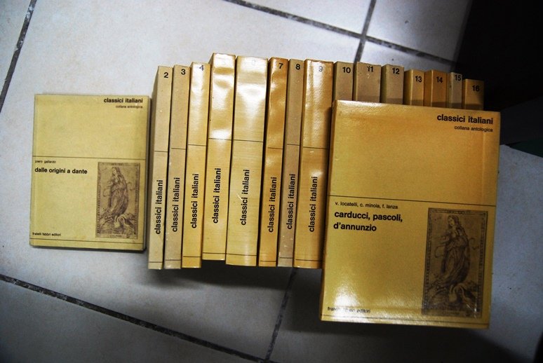 Classici Italiani Collana Antologica da 1 a 17, collana completa