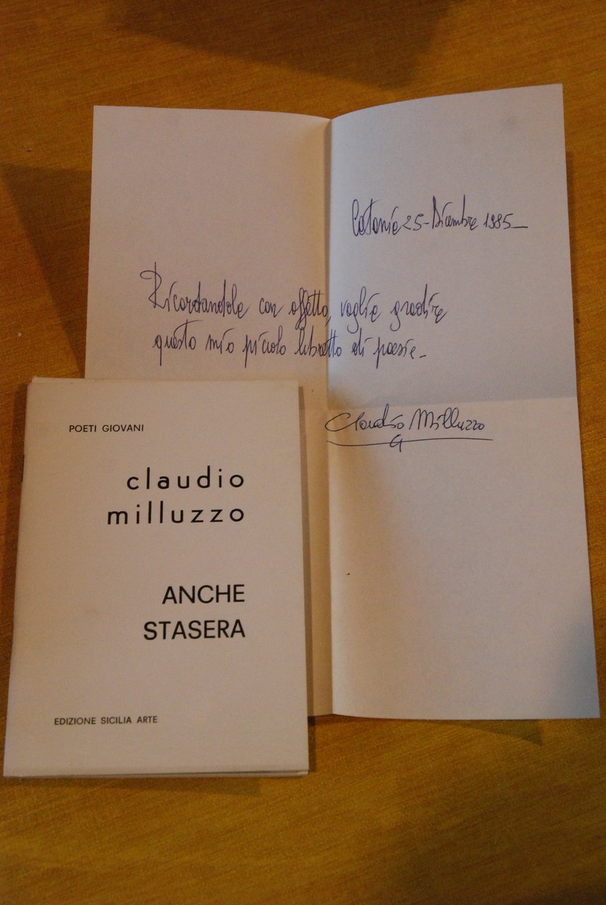 claudio milluzzo anche stasera NUOVO | Immagine principale