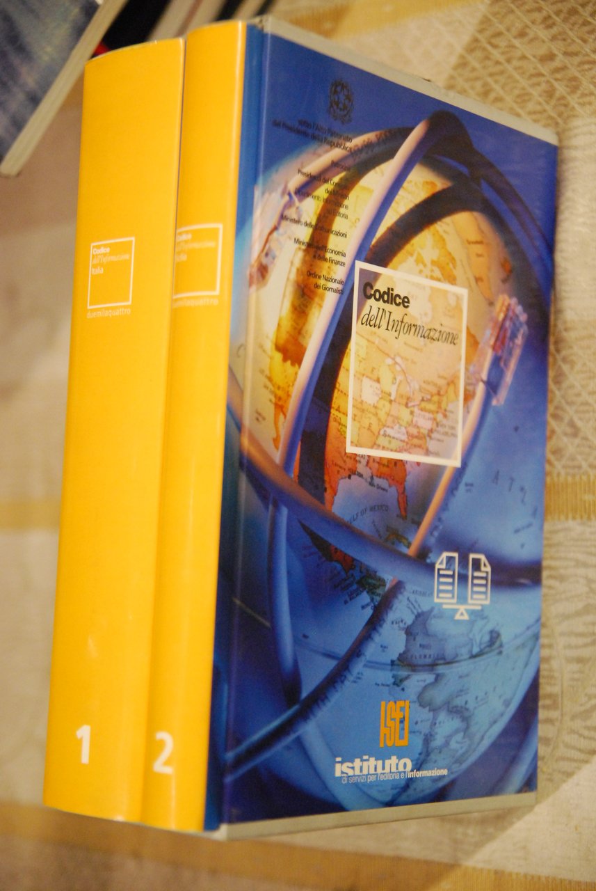 codice dell'informazione 04 isei 2004