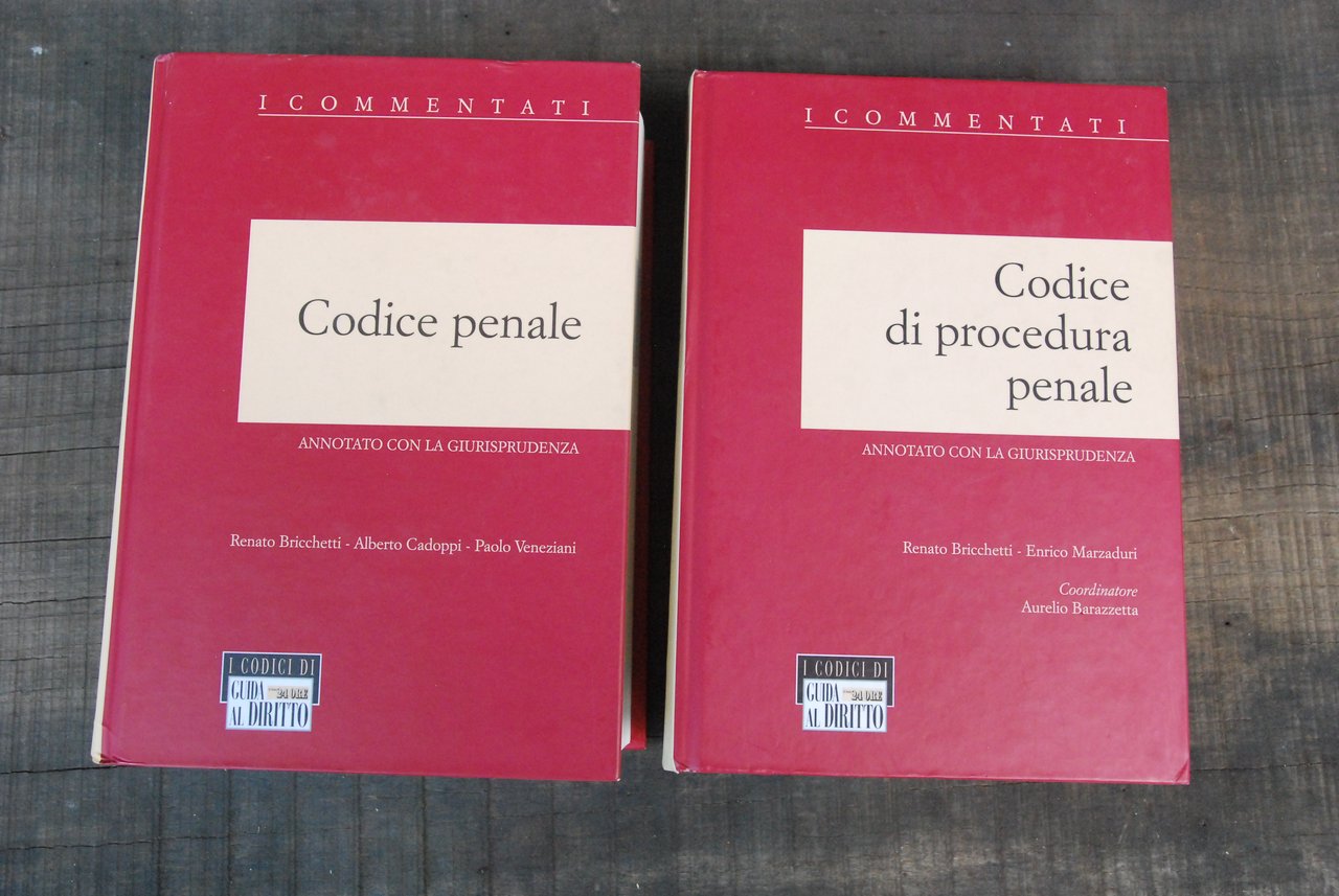 codice penale e di procedura 2 voll. NUOVI
