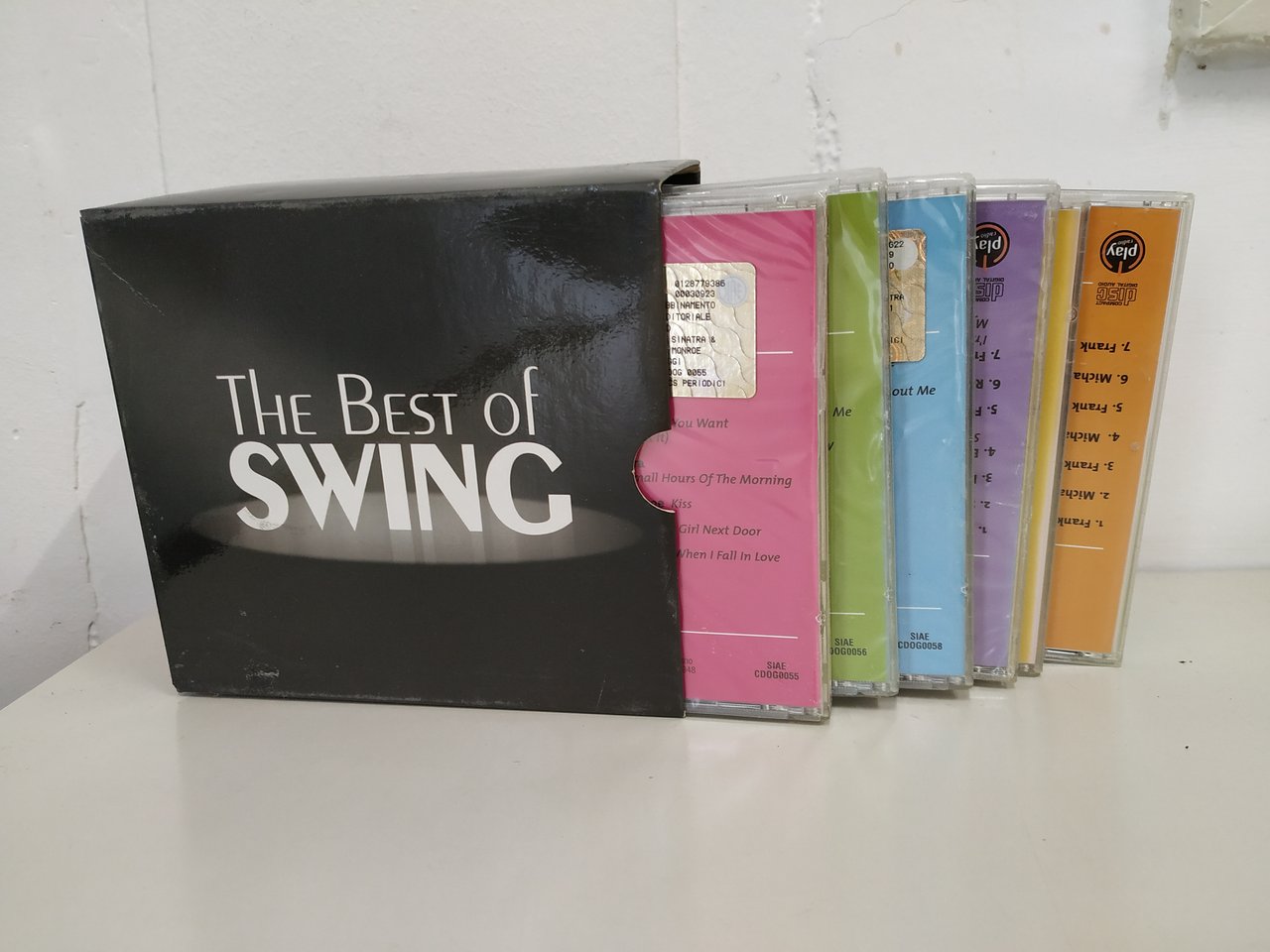 cofanetto 6 cd the best of swing nuovi