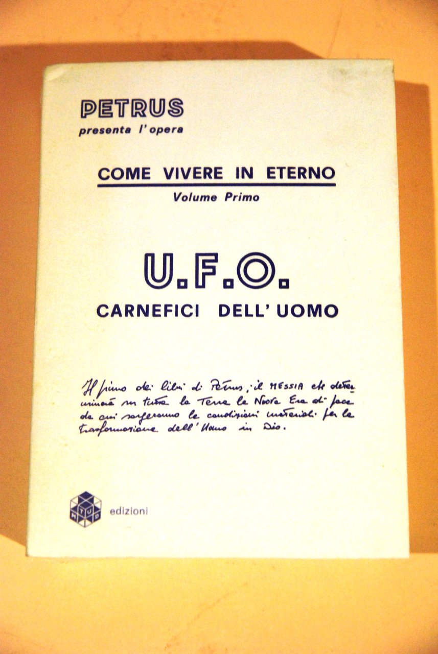 come vivere in eterno UFO carnefici dell'uomo NUOVO | Immagine principale
