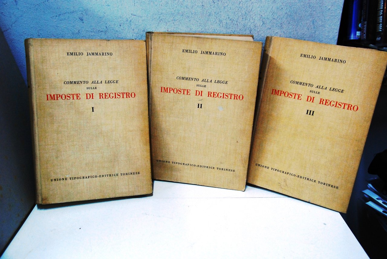 Commento alla legge sulle imposte di registro