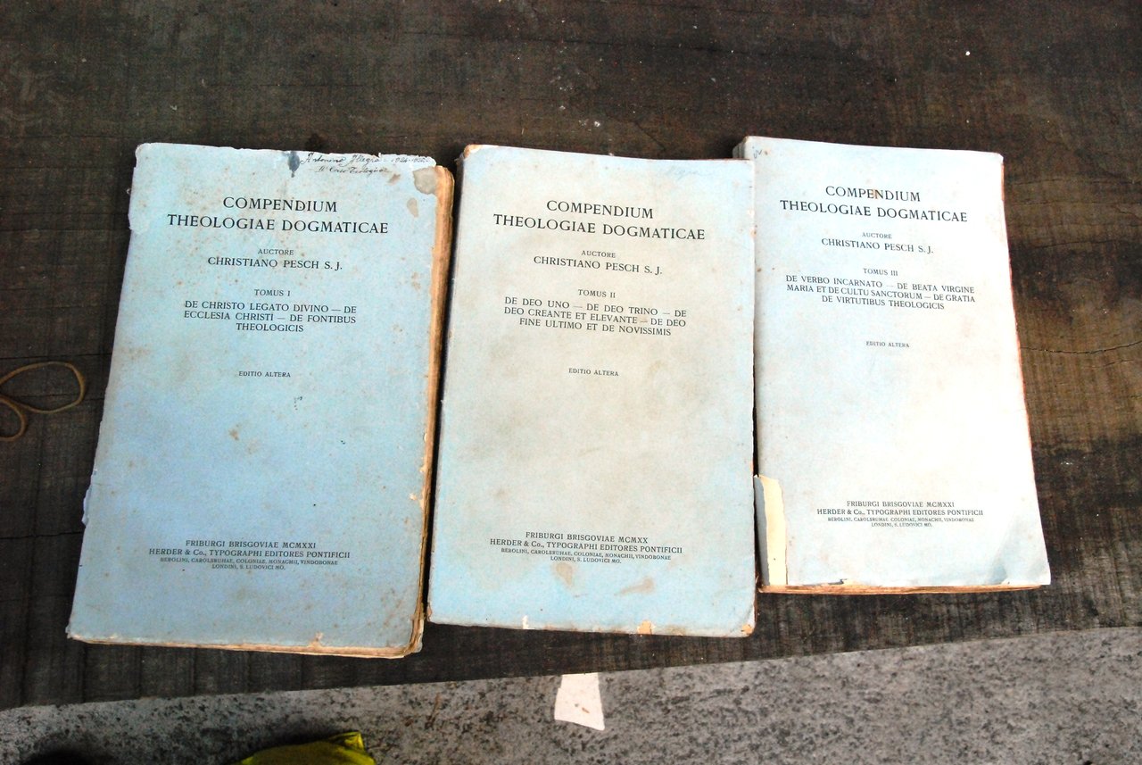 compendium theologiae dogmaticae 3 voll. opera cpl costa da riprendere