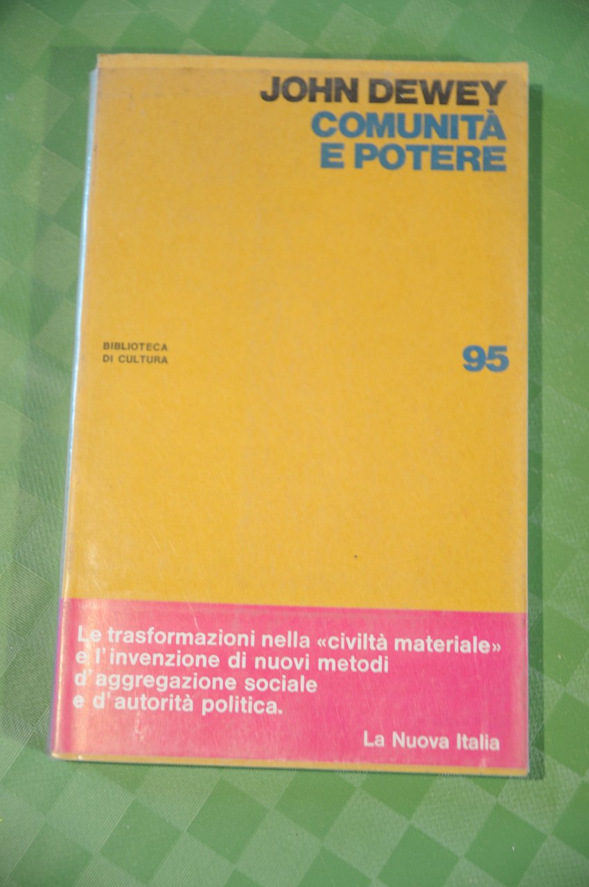 comunità comunita' e potere NUOVO