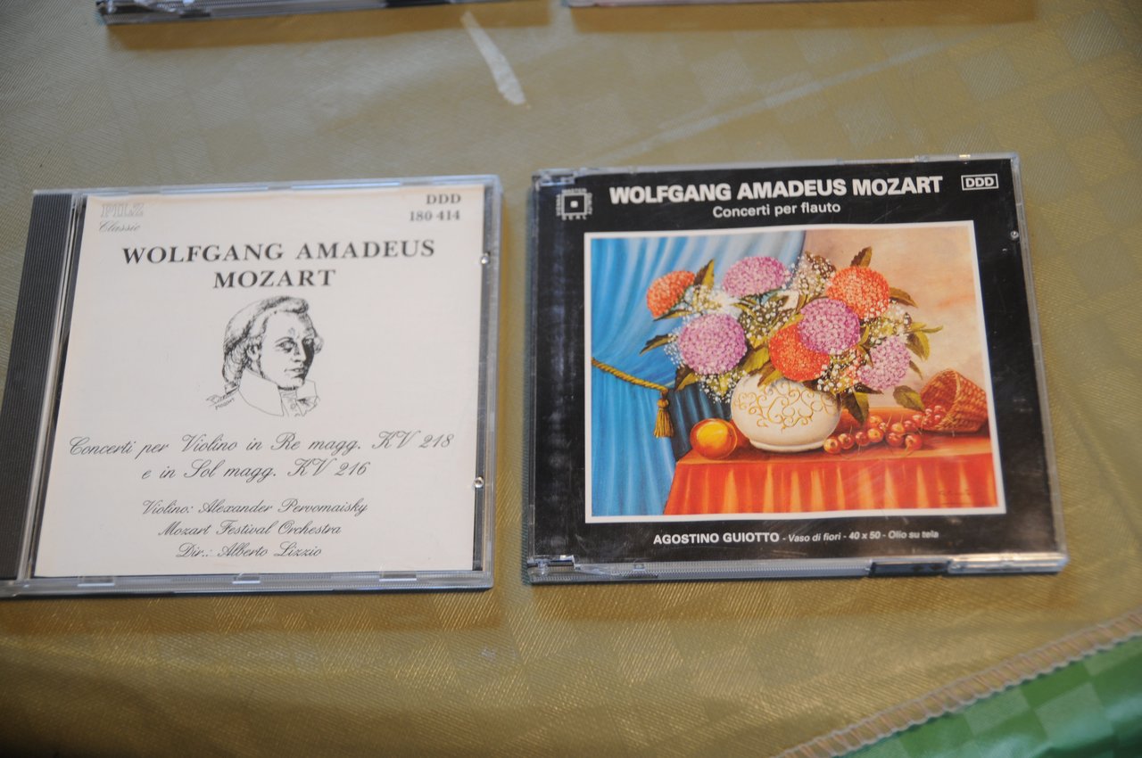 concerti per violino in re magg. kv 218 216 e …