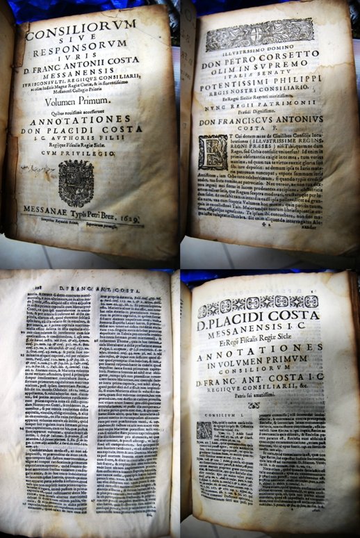 Consiliorum sive responsorum iuris antonii costa messanensis Volumen Primum Annotationes … | Immagine principale