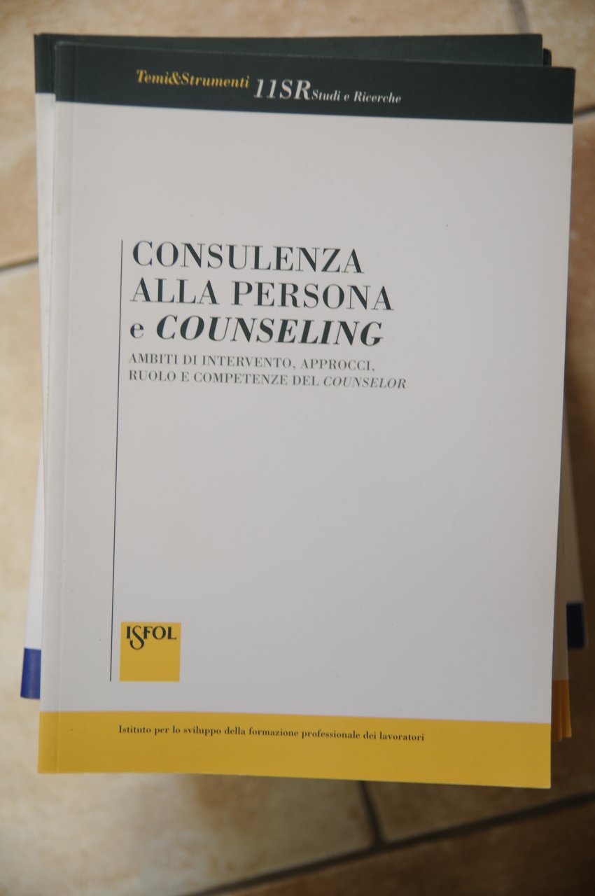 CONSULENZA alla persona e counseling