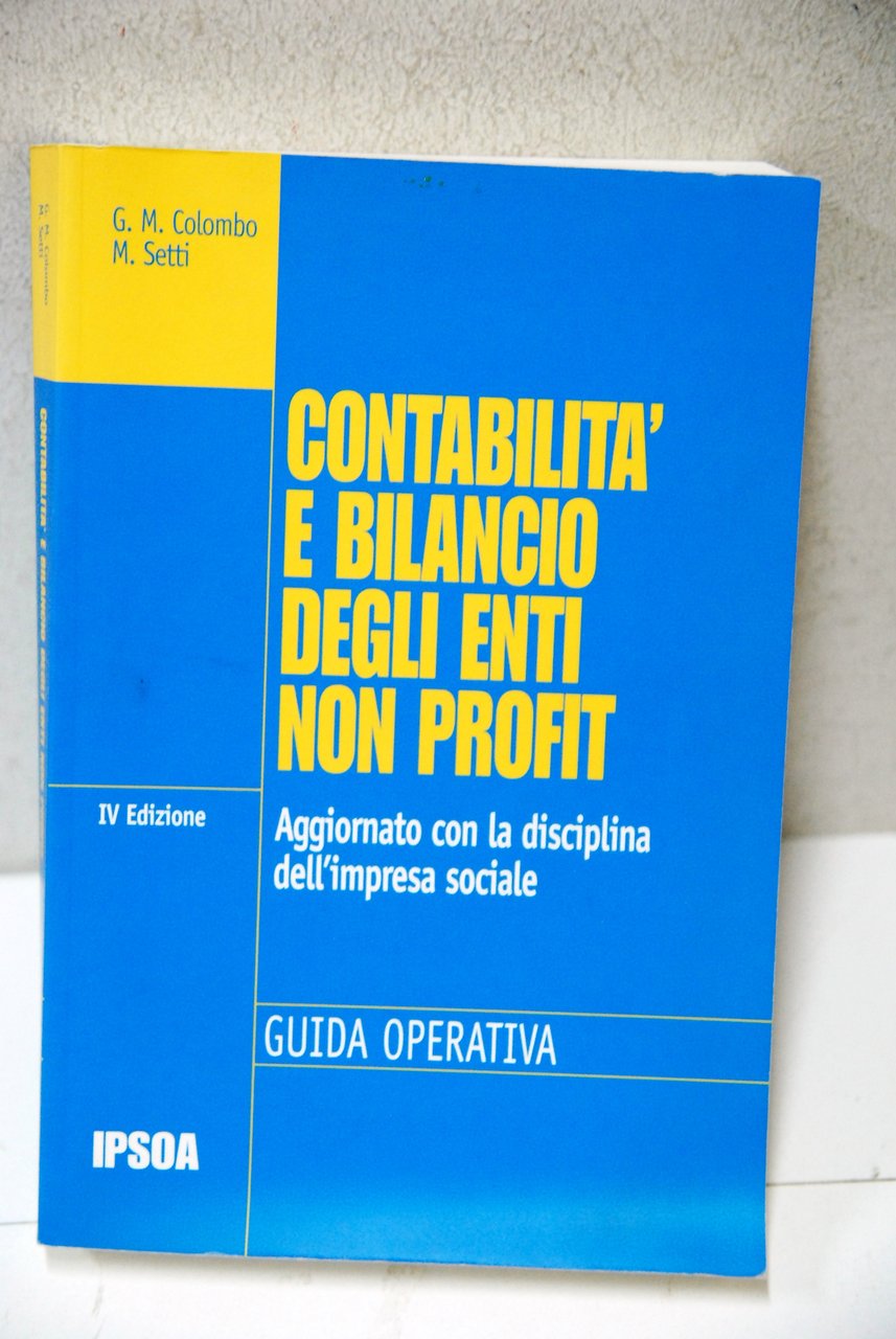 contabilità e bilancio degli enti non profit NUOVO | Immagine principale