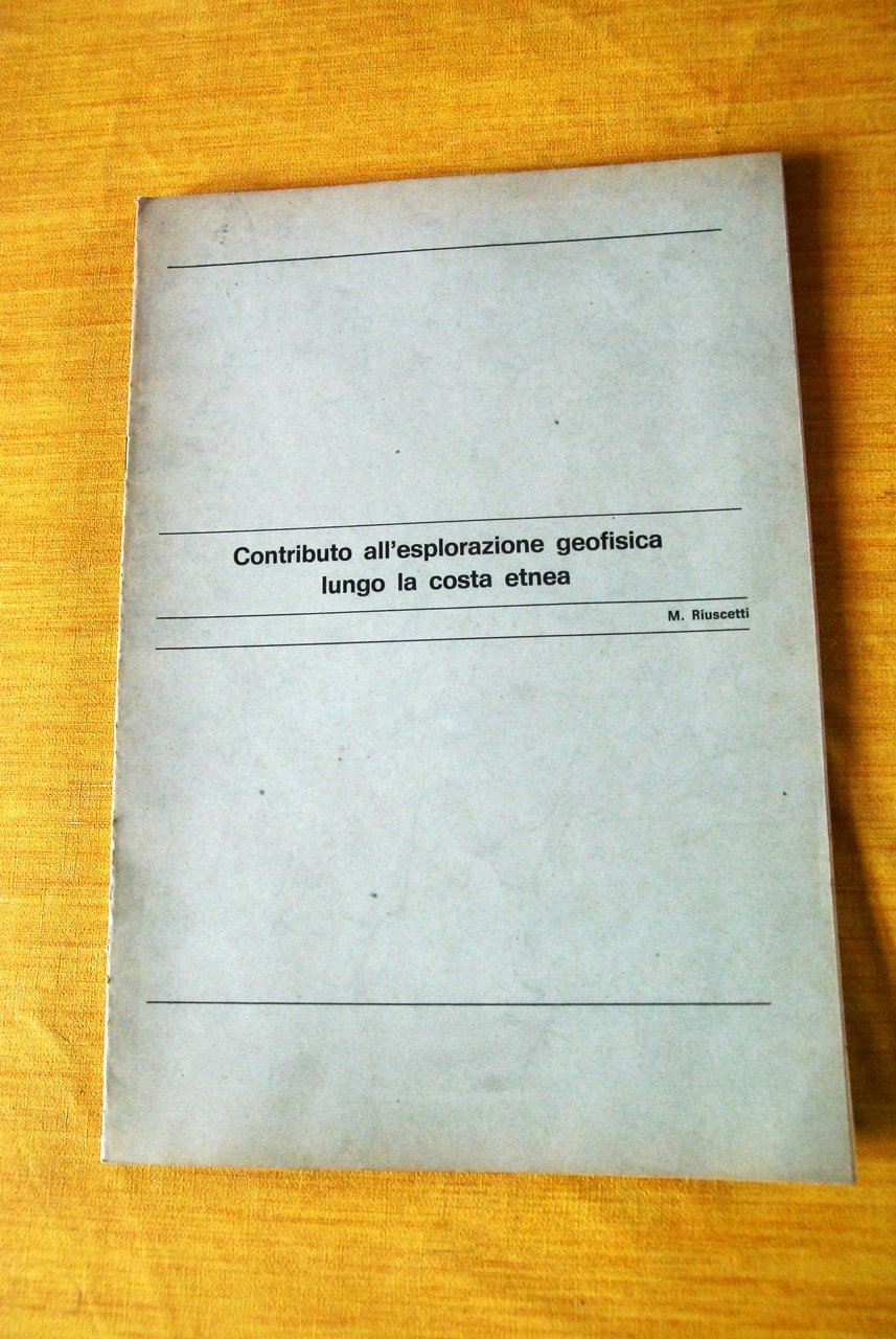 contributo all'esplorazione geofisica lungo la costa etnea convegno internazionale acque … | Immagine principale