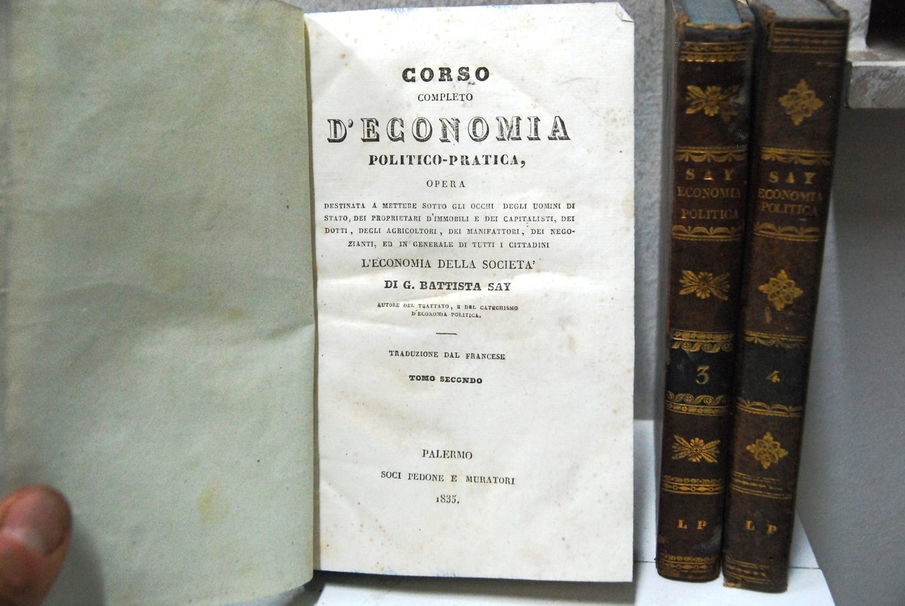 CORSO COMPLETO ECONOMIA POLITICO PRATICA VOLL, 2,3,4 | Immagine principale