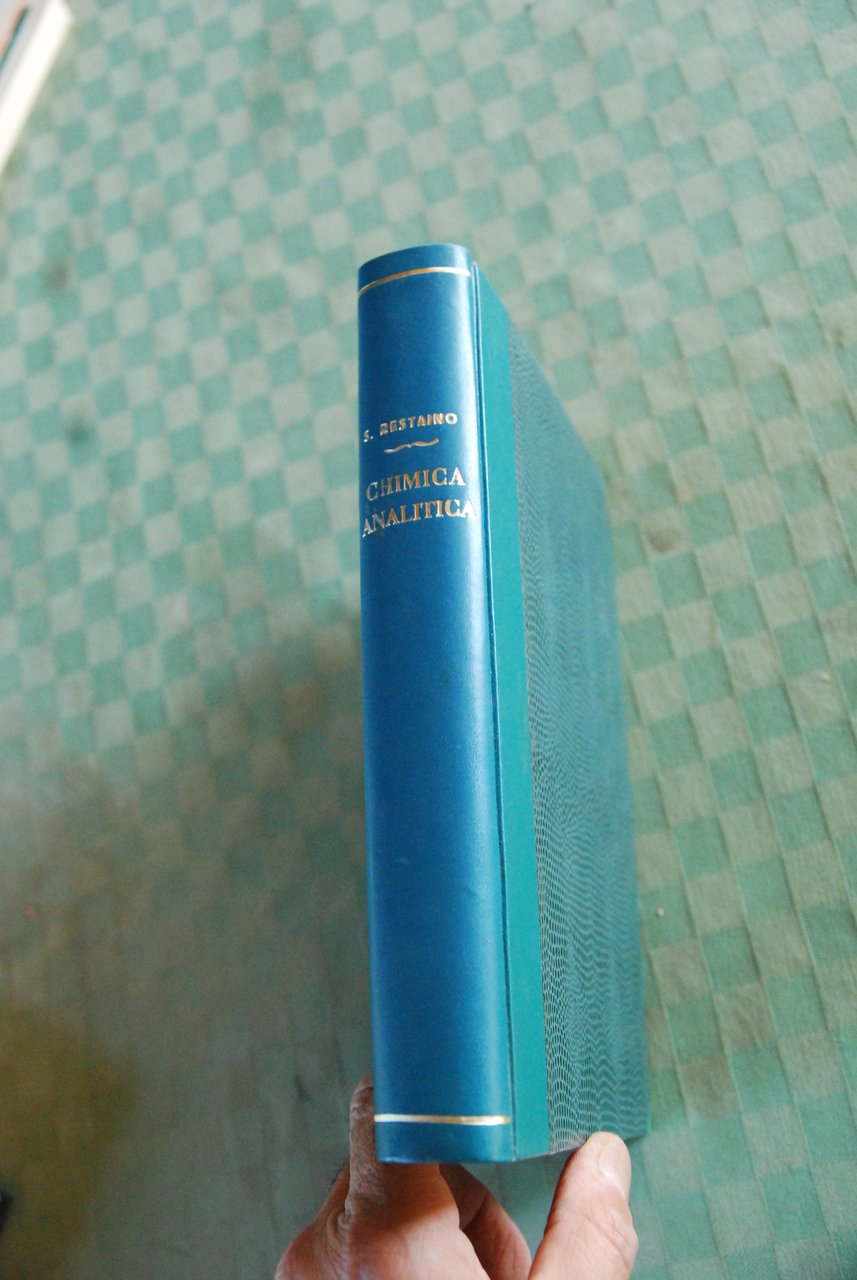 corso di chimica analitica qualitativa 3 ed. 1956