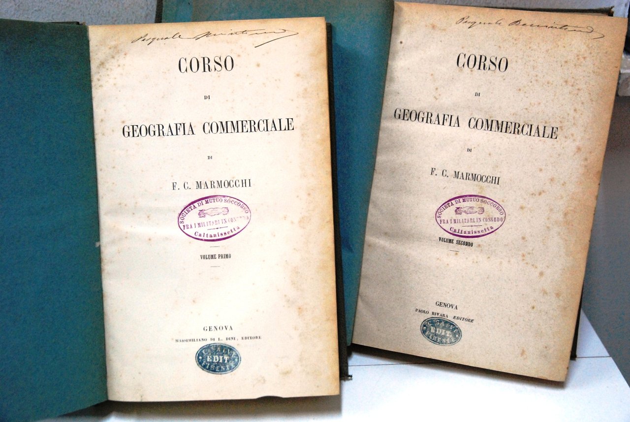 corso di geografia commerciale 2 voll. cpl.