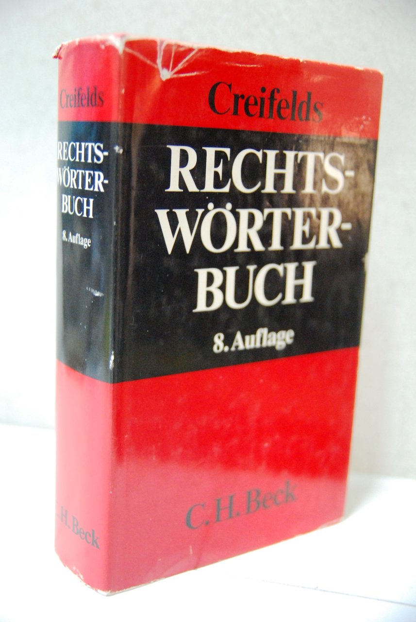 creifelds rechtswörterbuch 8 auflage | Immagine principale