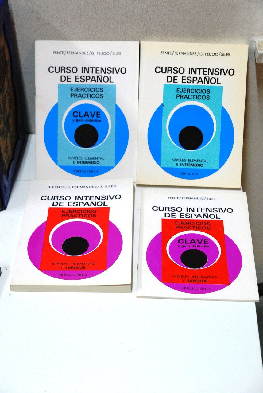 curso intensivo de espanol intermedio e superior 4 voll. ejercicios …