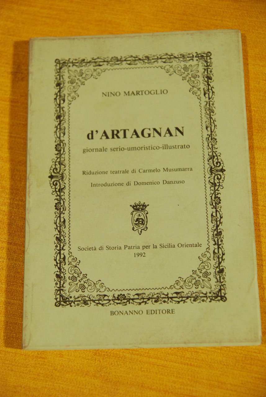 d'artagnan NUOVO - storia patria