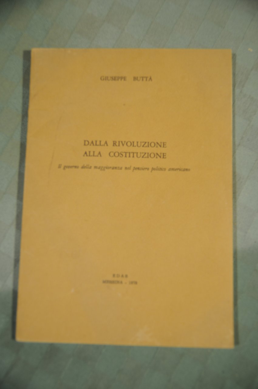 dalla rivoluzione alla costituzione