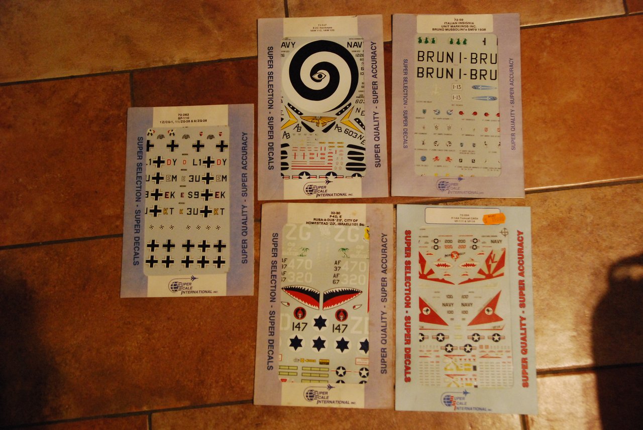 decals 72-262 bf-110, 72-537 hawkeyes, 32-30 f-4d, 72-59 italian insignia …