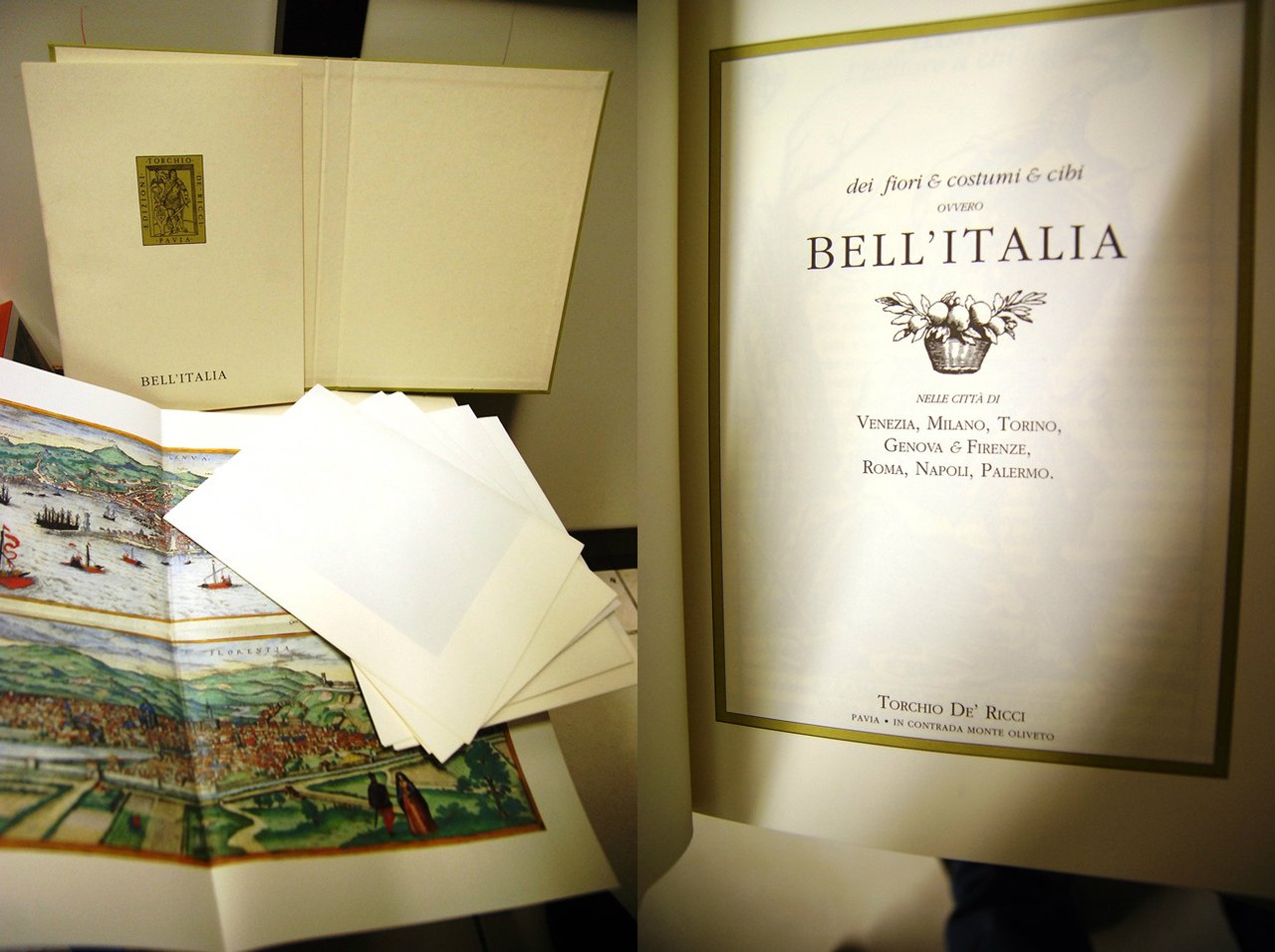 Dei Fiori et costumi et cibi ovvero bell'italia venezia milano …