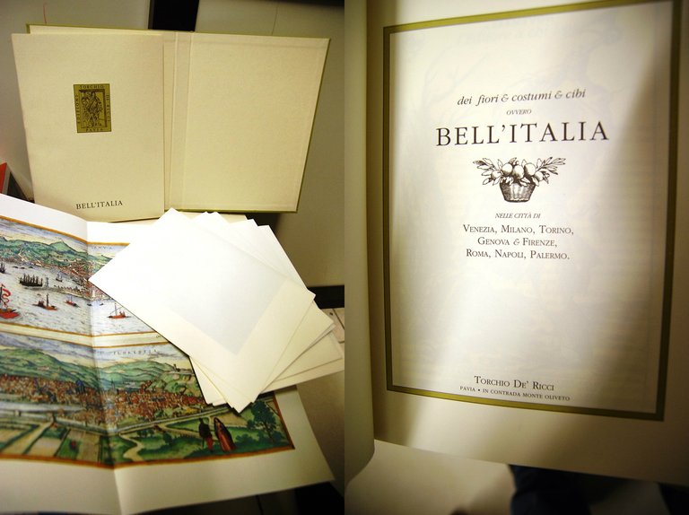 Dei Fiori et costumi et cibi ovvero bell'italia venezia milano torino genova firenze roma napoli palermo, 10 copie