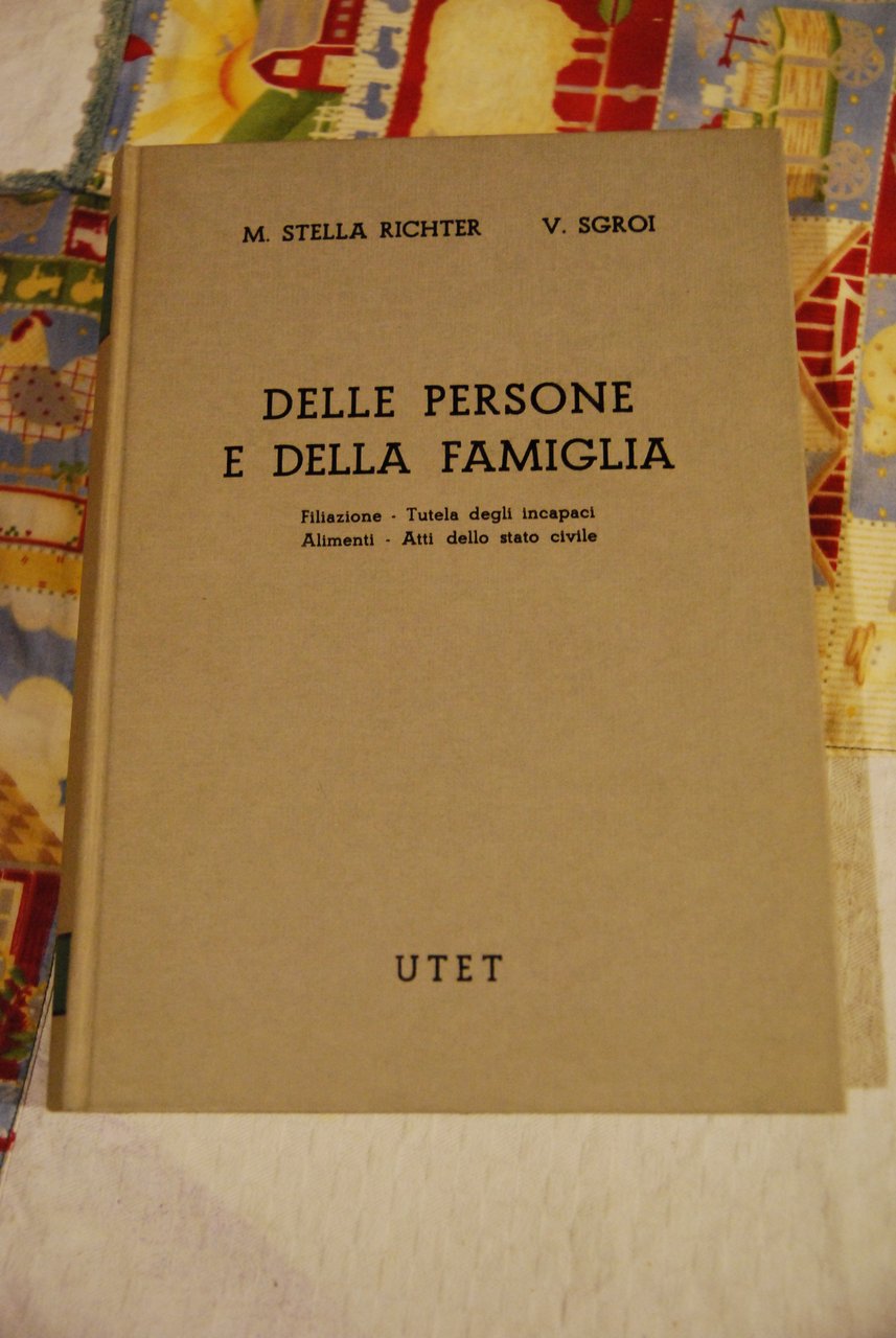 delle persone e della famiglia NUOVO