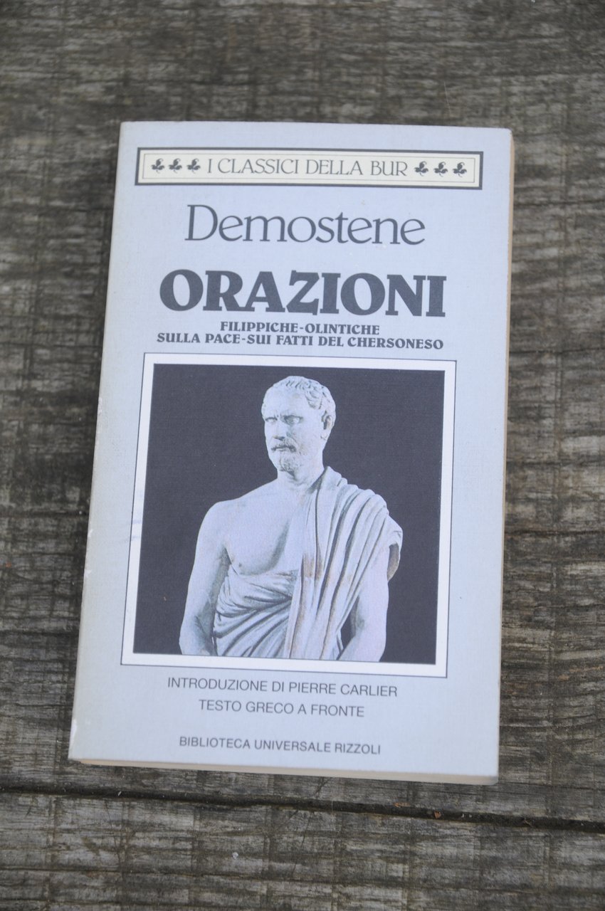 demostene orazioni filippiche olintiche sulla pace NUOVISSIMO