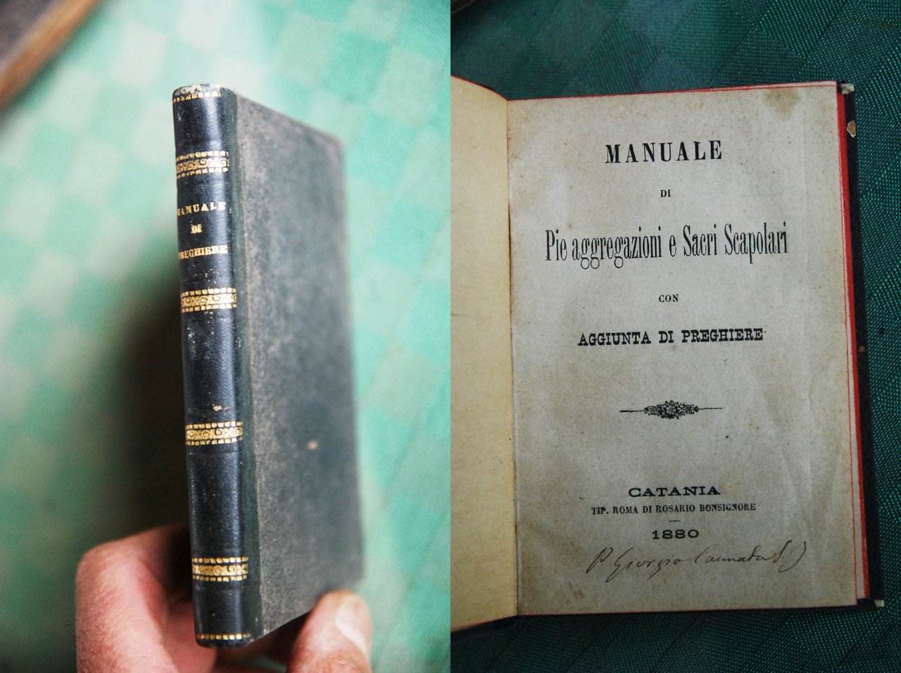 di pie aggregazioni e sacri scapolari con aggiunta di preghiere