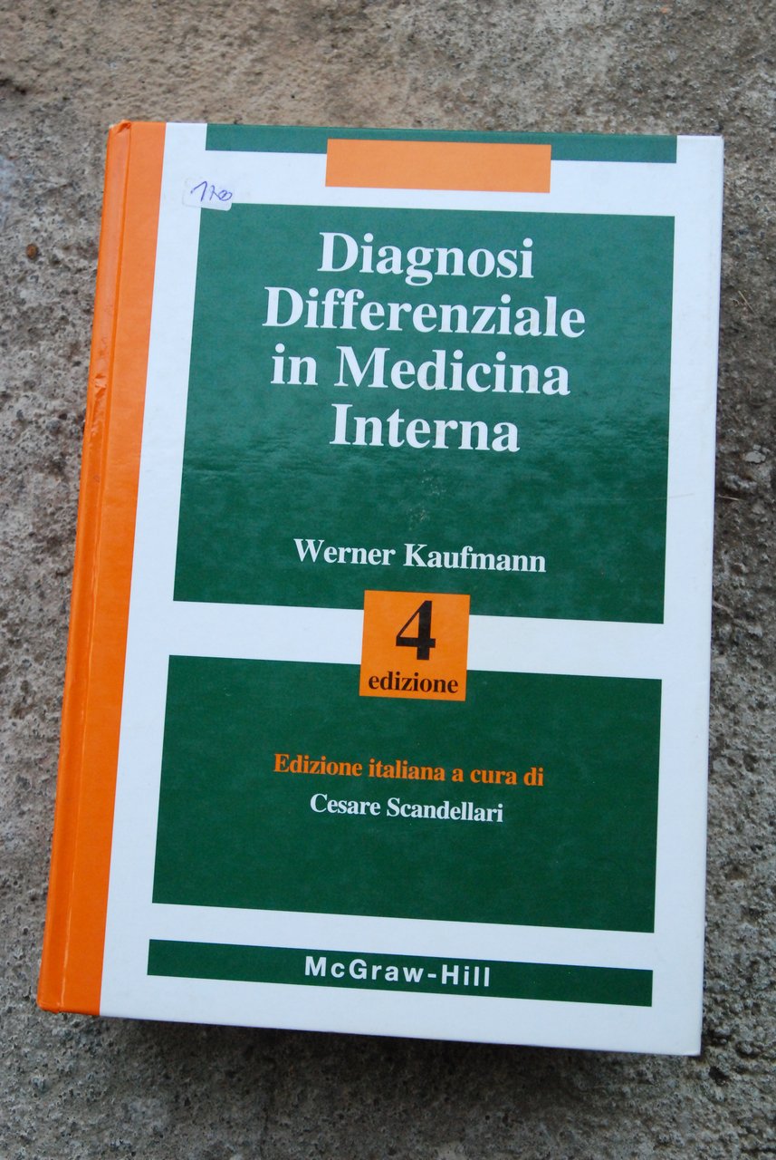 diagnosi differenziale in medicina interna 4 ed. NUOVO