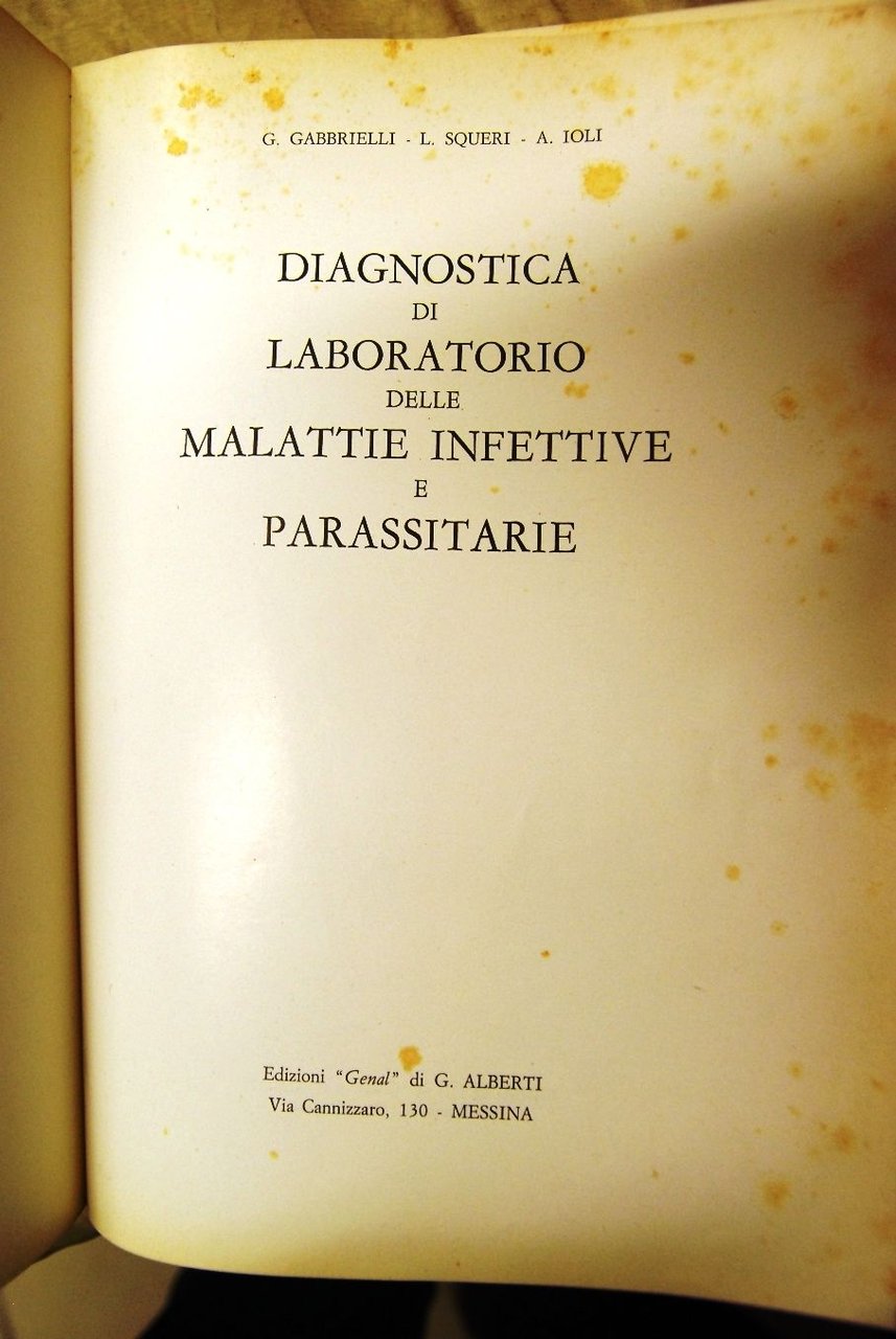 Diagnostica di Laboratorio delle Malattie Infettive e Parassitarie | Immagine principale