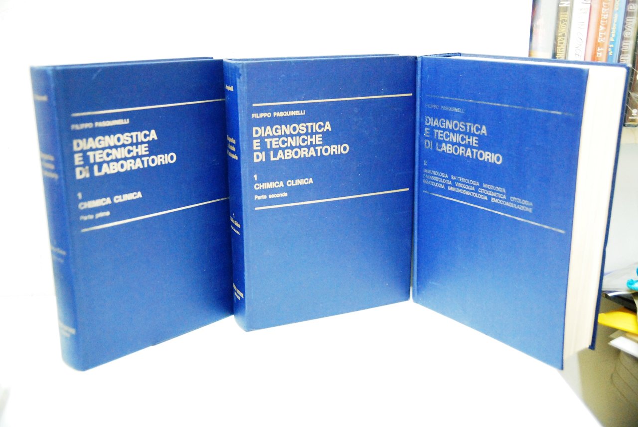 diagnostica e tecniche di laboratorio 3 voll. cpl.