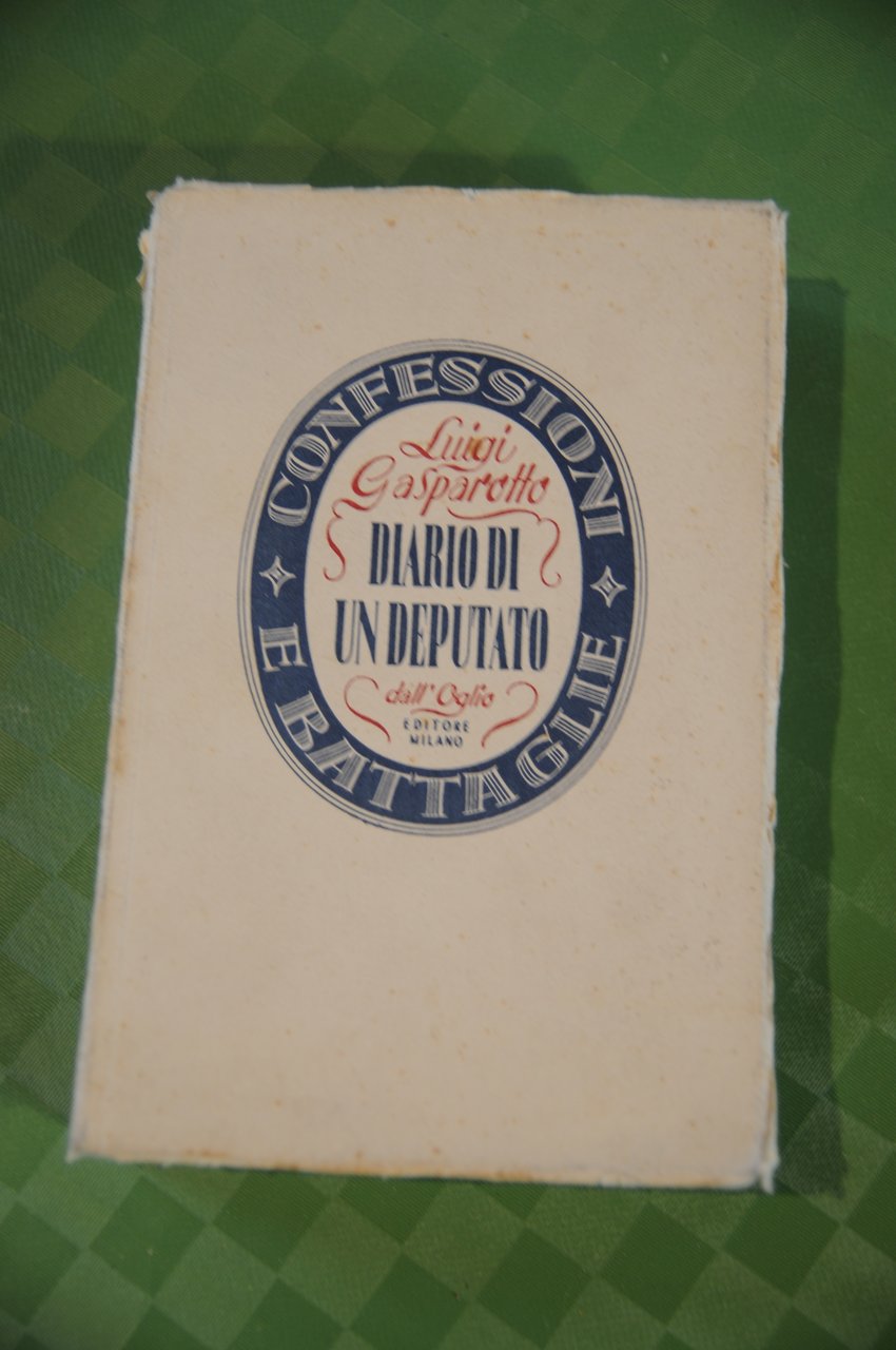 diario di un deputato NUOVO