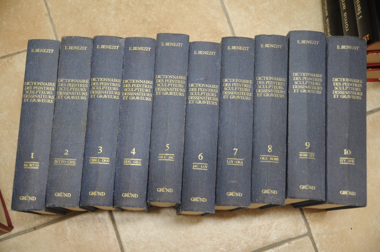dictionnaire des peintres sculpteurs dessinateurs et graveurs 10 vol. opera … | Immagine principale