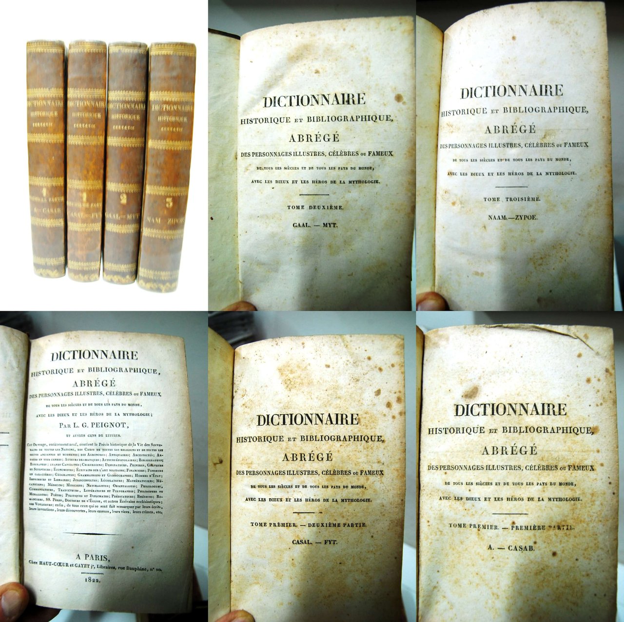 Dictionnaire historique et bibliographique abrege des personagges illustres celebres ou …