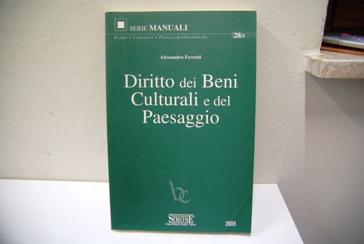 Diritto dei Beni Culturali e del Paesaggio