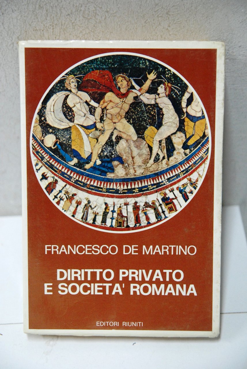 diritto privato e società romana NUOVO | Immagine principale