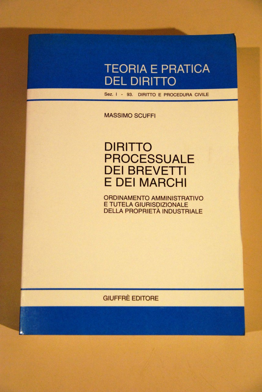 diritto processuale dei brevetti e dei marchi