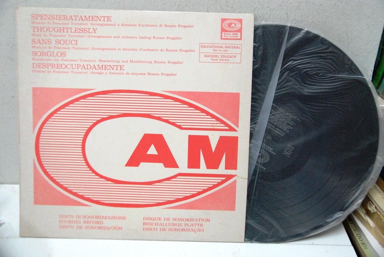 disco di sonorizzazione spensieratamente cml 082