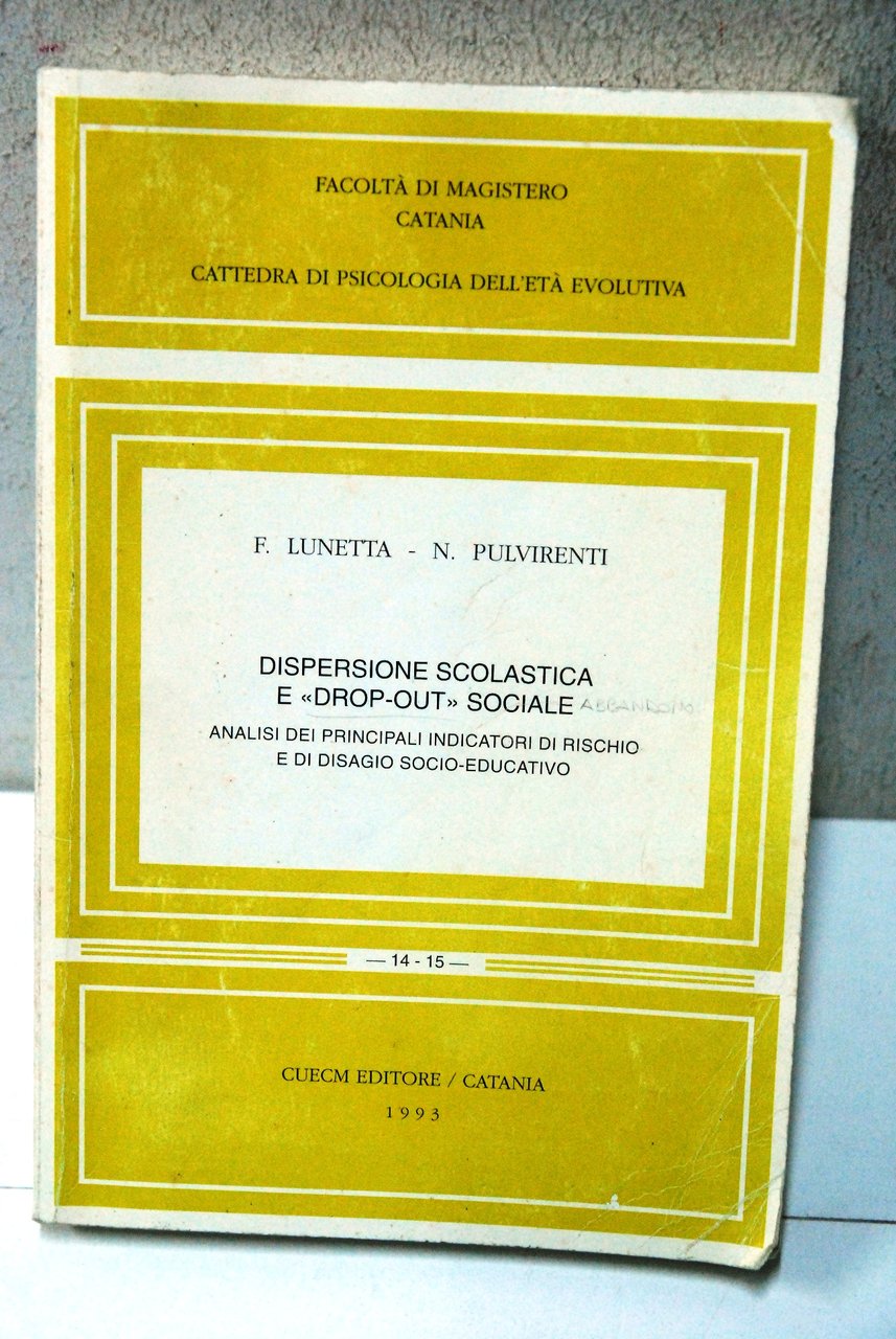dispersione scolastica e drop out sociale