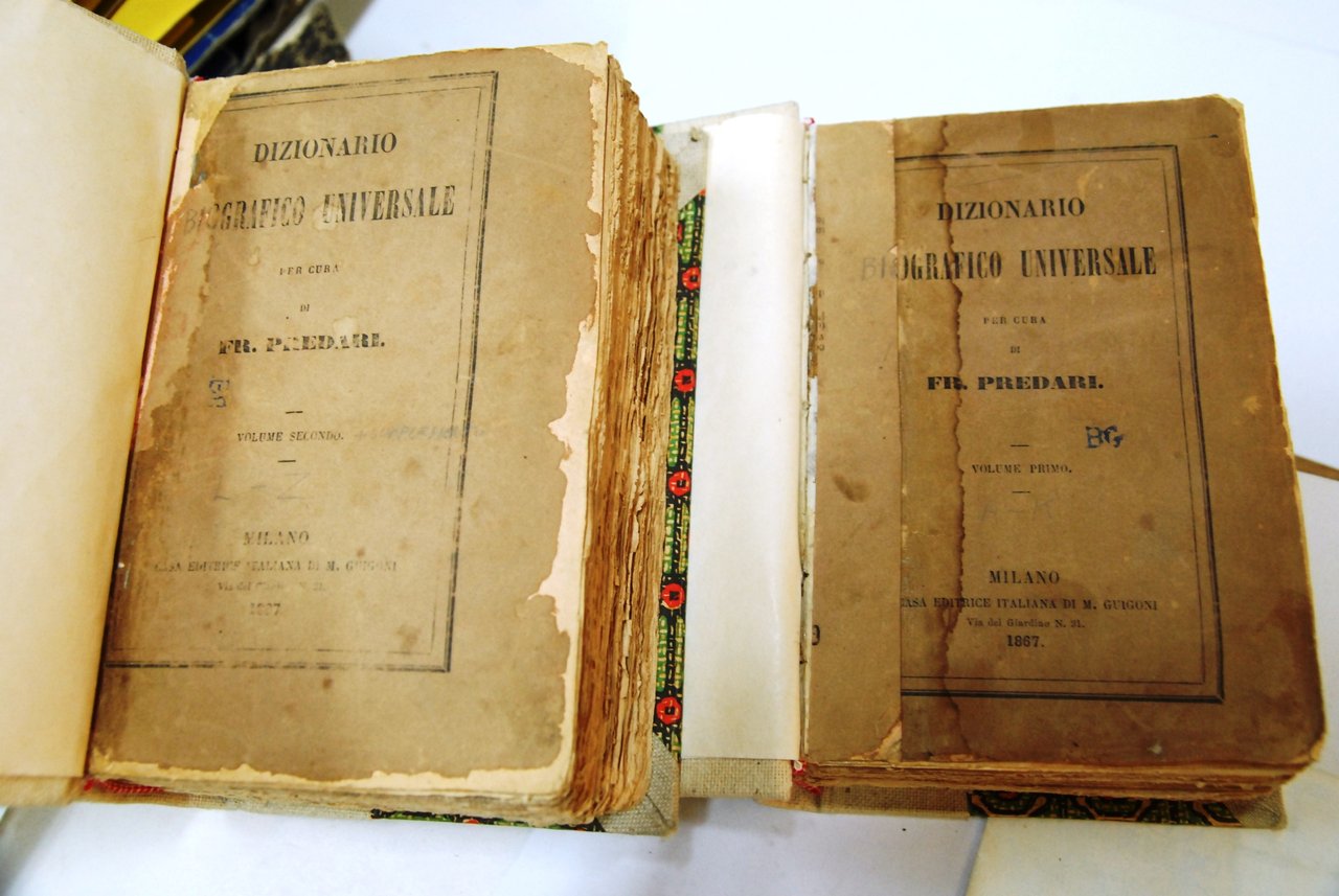 Dizionario biografico universale in 2 volumi