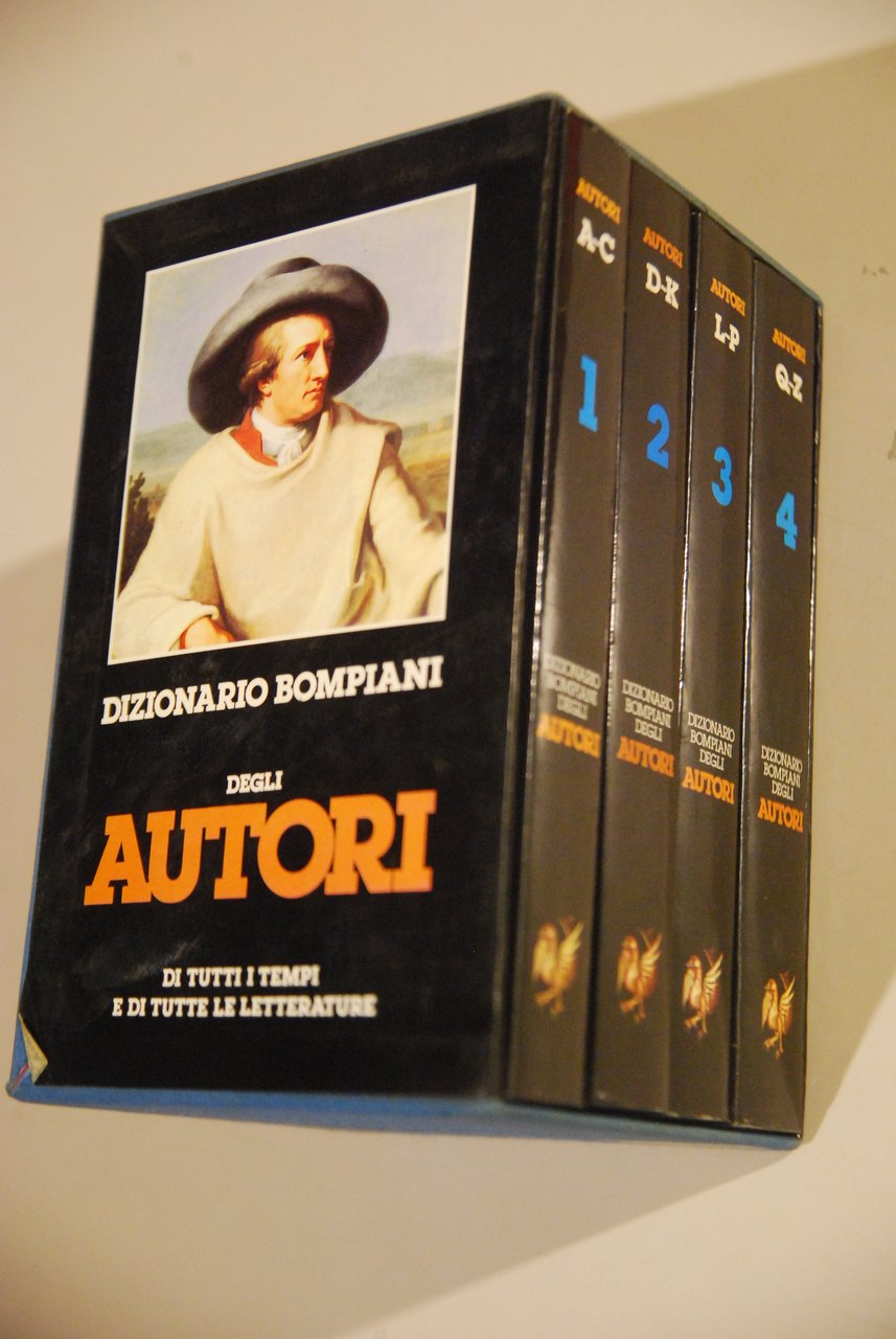 dizionario bompiani degli autori di tutti i tempi NUOVISSIMO