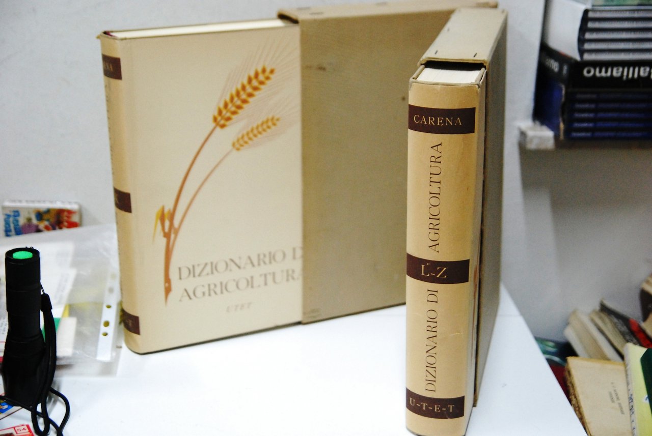 dizionario di agricoltura 2 voll. opera cpl. NUOVI mai aperti …