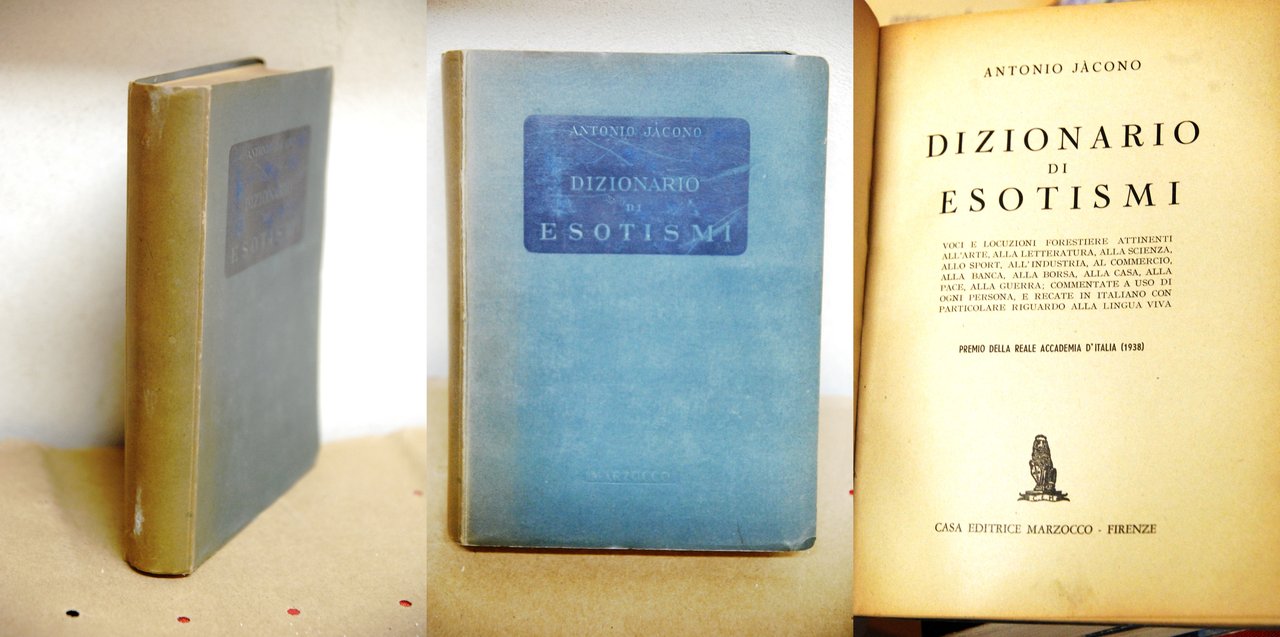 dizionario di esotismi NUOVISSIMO