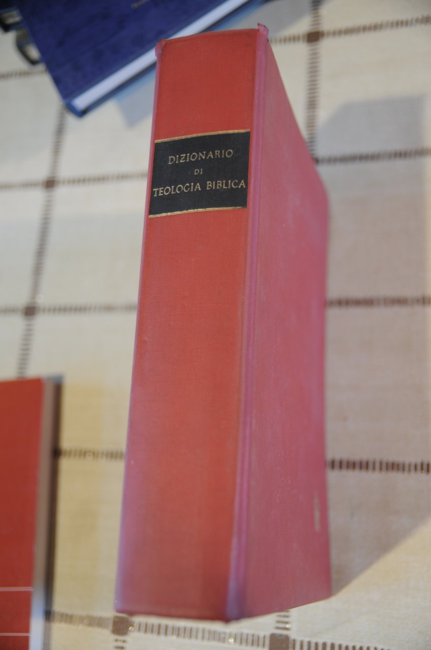 dizionario di teologia biblica (sigla di possesso) piatto posteriore sciupato | Immagine principale
