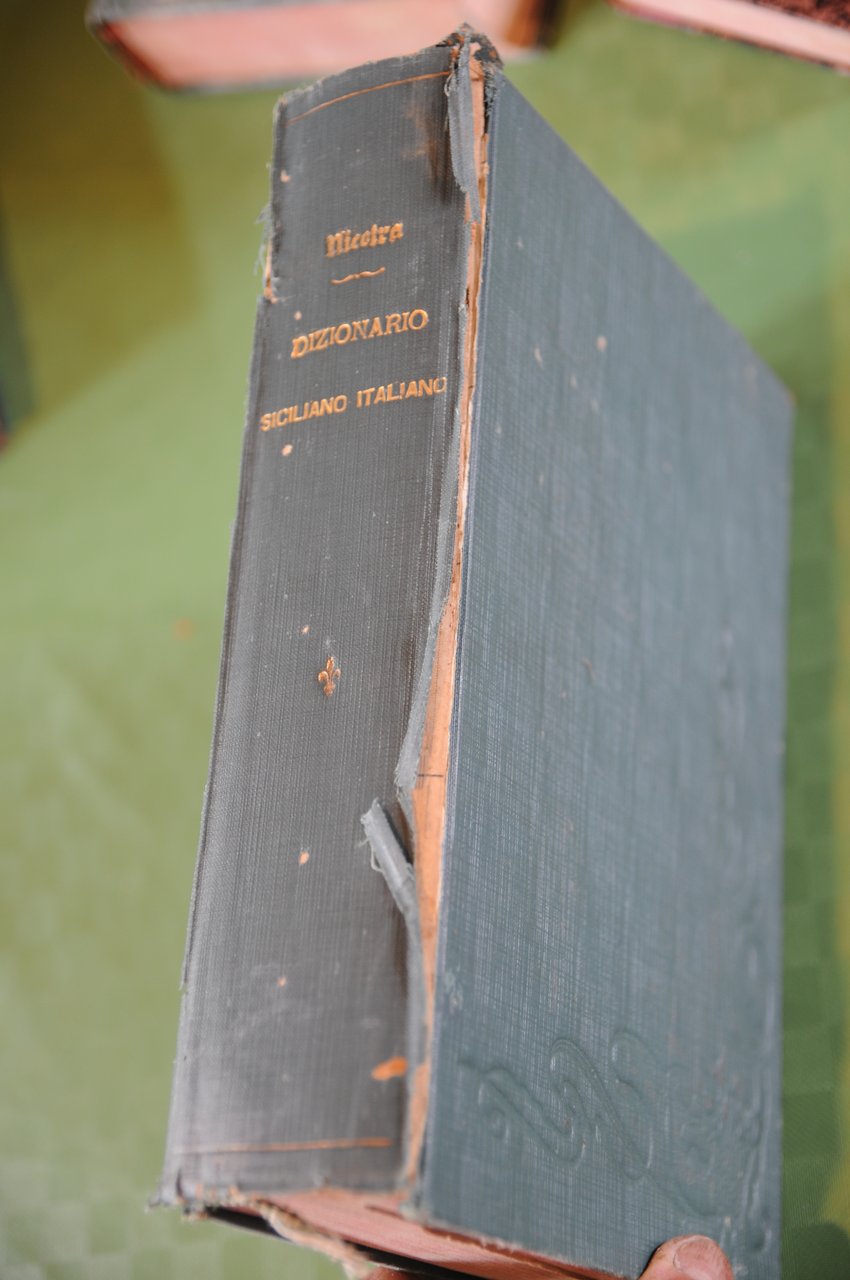 DIZIONARIO siciliano italiano 1883