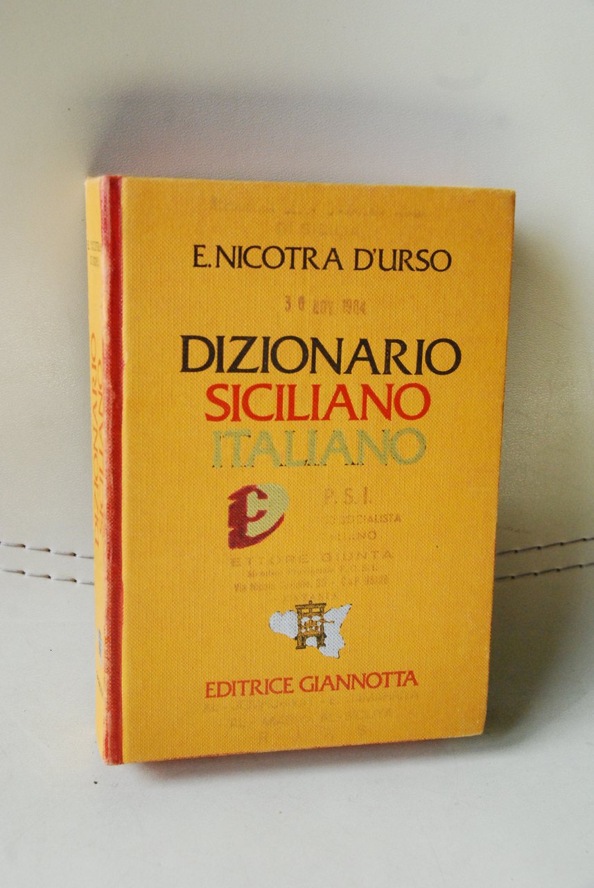 dizionario siciliano italiano (copertina come da foto) | Immagine principale